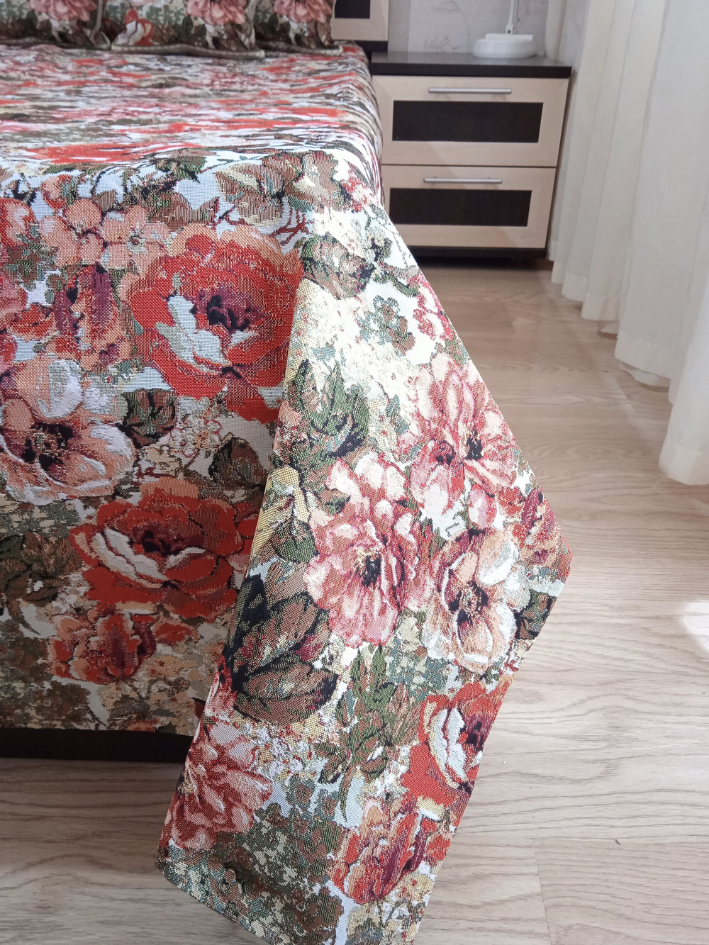 Покрывало гобеленовое Дикая роза евро (240х200)