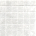 Мозаика 48X48 White Polished (JMST058) 305X305X4, натур. мрамор