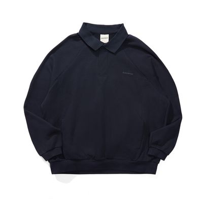 Monterest Outdoor Retro Loose-Fit Polo Navy
