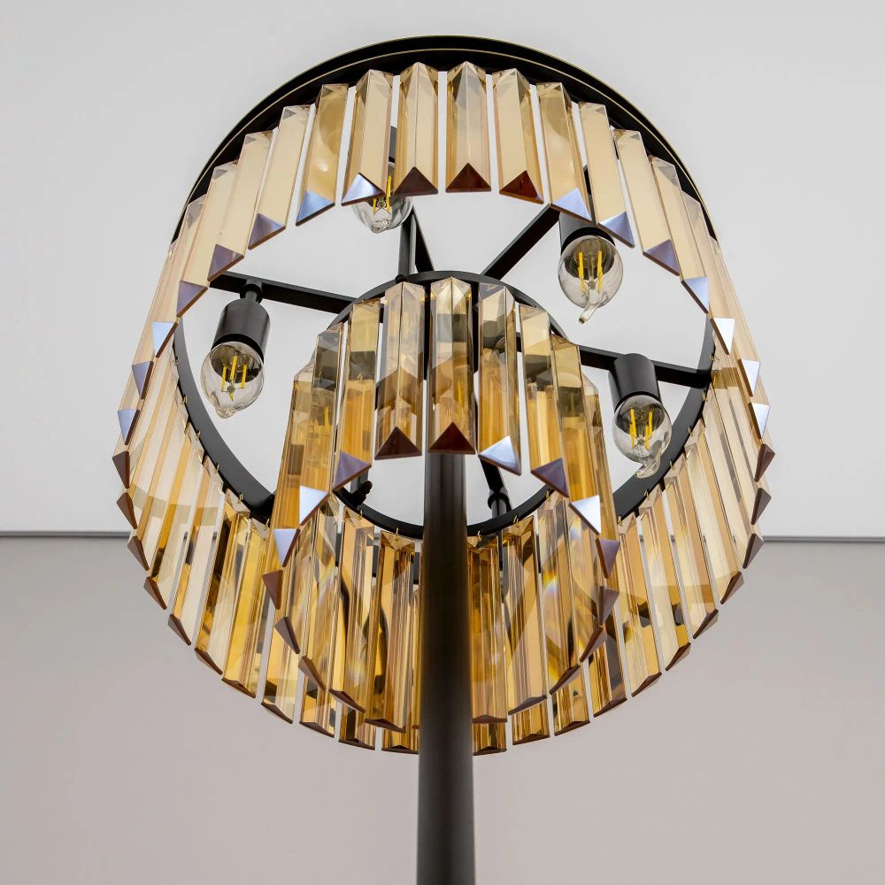 Citilux Мартин CL332962 Торшер хрустальный Шампань