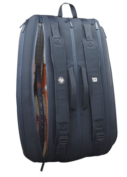 Сумка теннисная Wilson RG 2025 Session Soiree Super Tour 15PK Racket - небесный