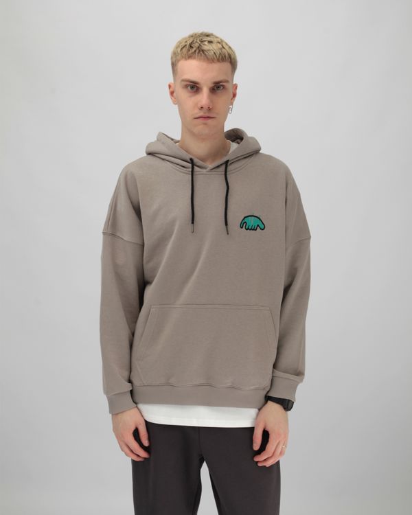 Худи Green Hatch Logo Серый - фото 1