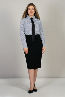 Юбка карандаш 2479ЮПА, черный #70Ч012479ЮПА