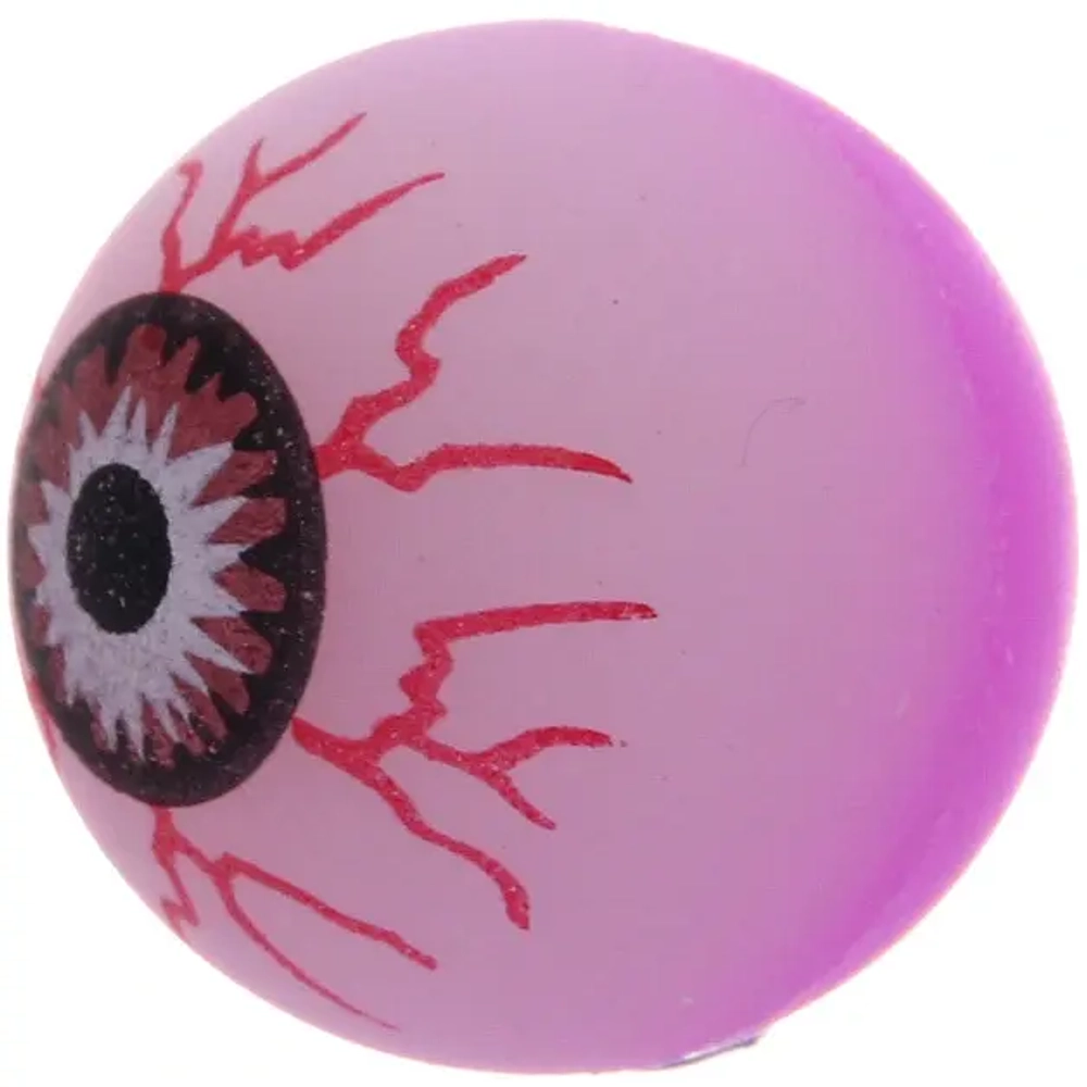 Мяч 27 мм «Глаз» каучуковый, микс СТИКЕР НА ВЛОЖЕНИЕ