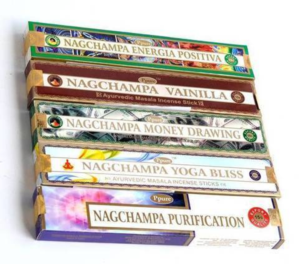 Ppure Nag Champa Purification Благовоние-масала Очищение, 15 г