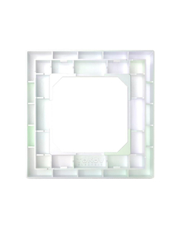 Рамка 1-м Pixel перламутр. TOKOV ELECTRIC TKE-PX-RM1-C04