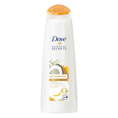 DOVE шамп,Восстановление (кукурма и кокос) 380мл.