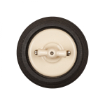 Выключатель 2-х клавишный, керамика, цвет песочное золото B1-202-04