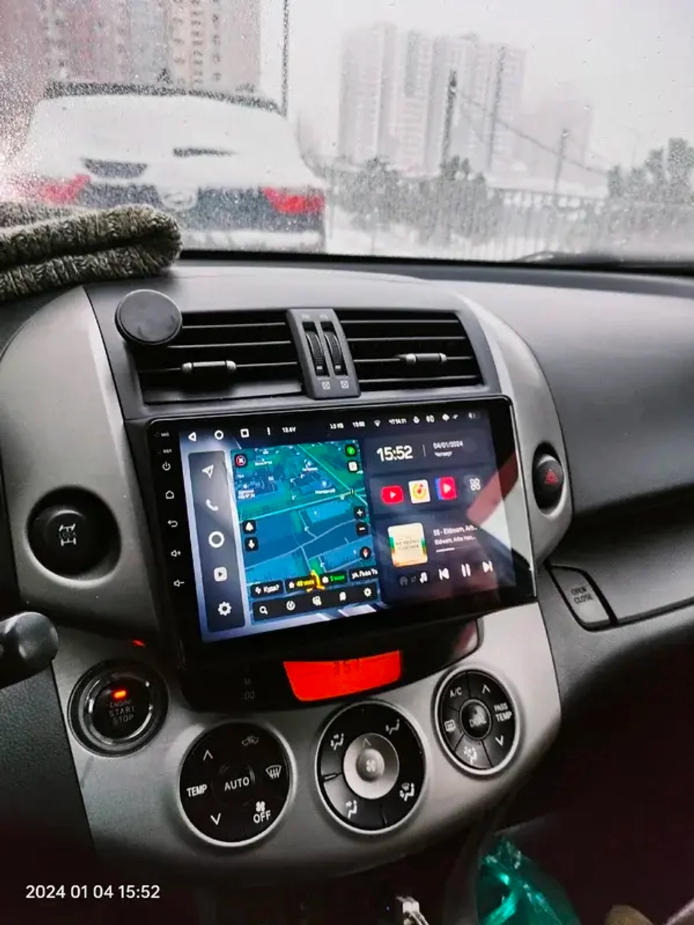 Магнитола для Toyota RAV4 30 2005-2012, Vanguard - FarCar DX018-9M монитор 9" IPS на Android 13, 4+64Гб, CarPlay