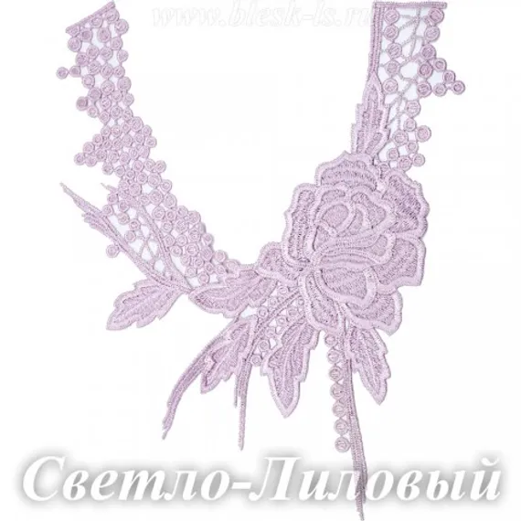 Лейс кружевной, Светло-Лиловый (модель V092)