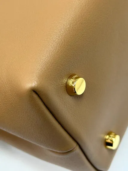 Сумки CELINE MEDIUM NINO из блестящей телячьей кожи коричневый