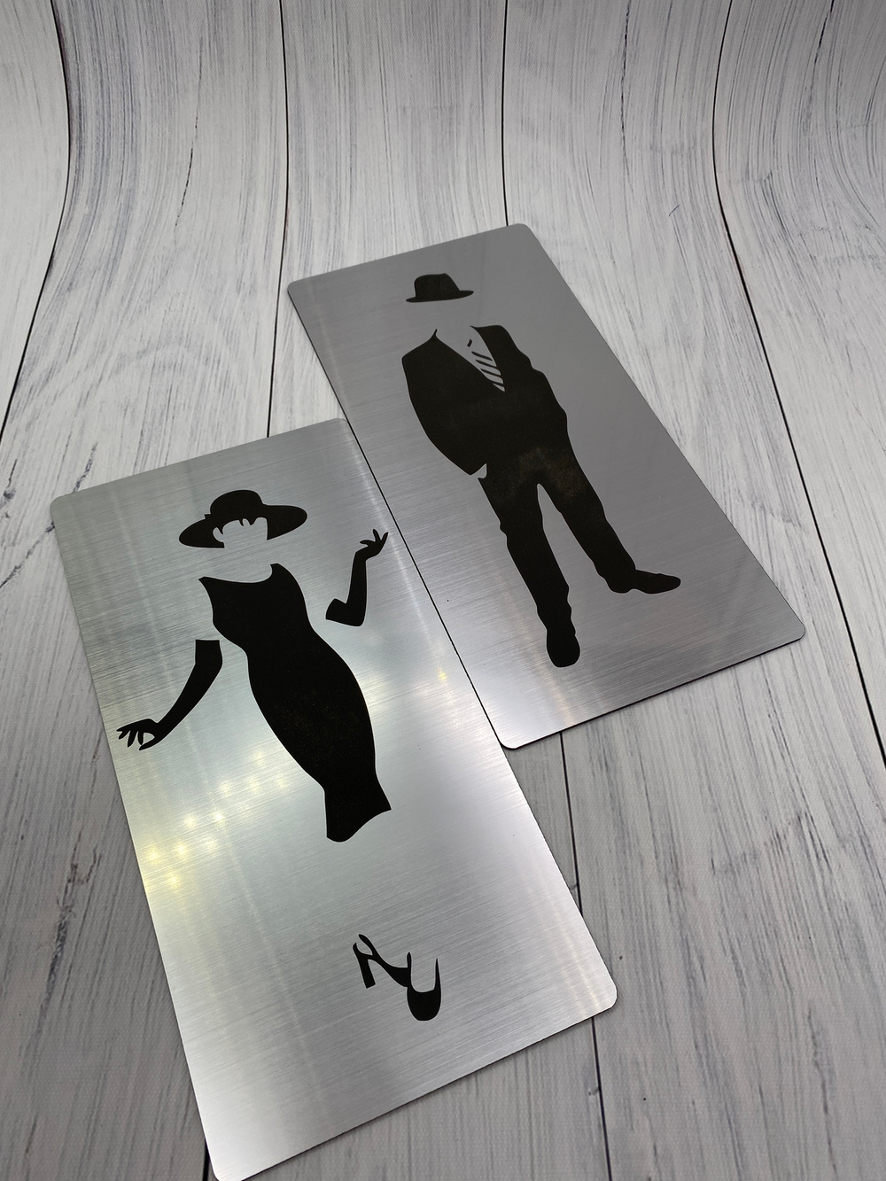 Таблички на туалет (пара М+Ж)