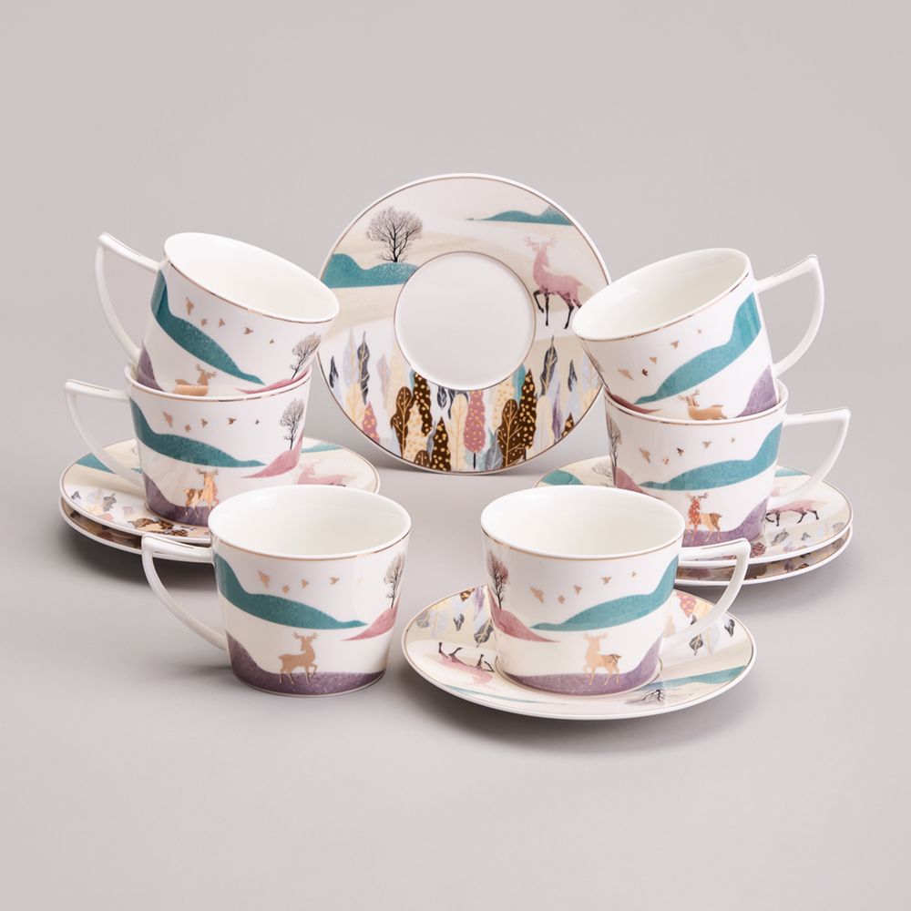 ЧАЙНЫЙ НАБОР LEFARD "TOP STYLE" НА 6 ПЕР. 12 ПР. 250 МЛ