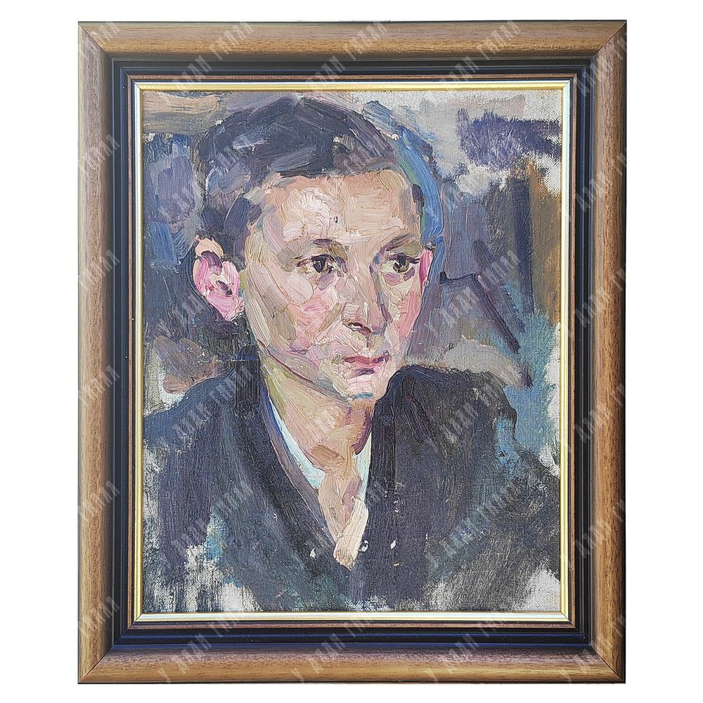 Динес Ю. С. Обнажённая на фоне моря. 1960 г.