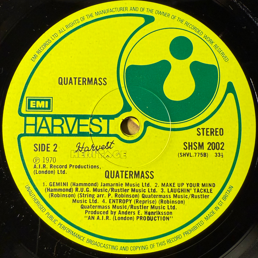 Quatermass – Quatermass (Англия 1975г.) Promo