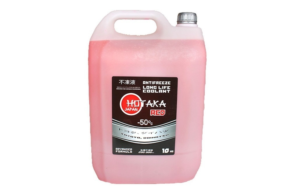 Антифриз Hotaka Red G12 -50C 10кг