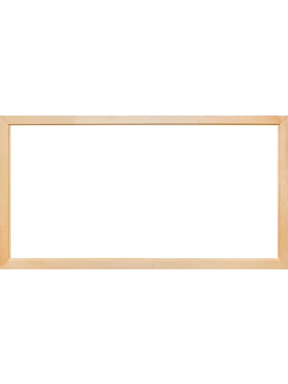 Деревянная рама 60x100 для картин на подрамнике сеч. 40x18