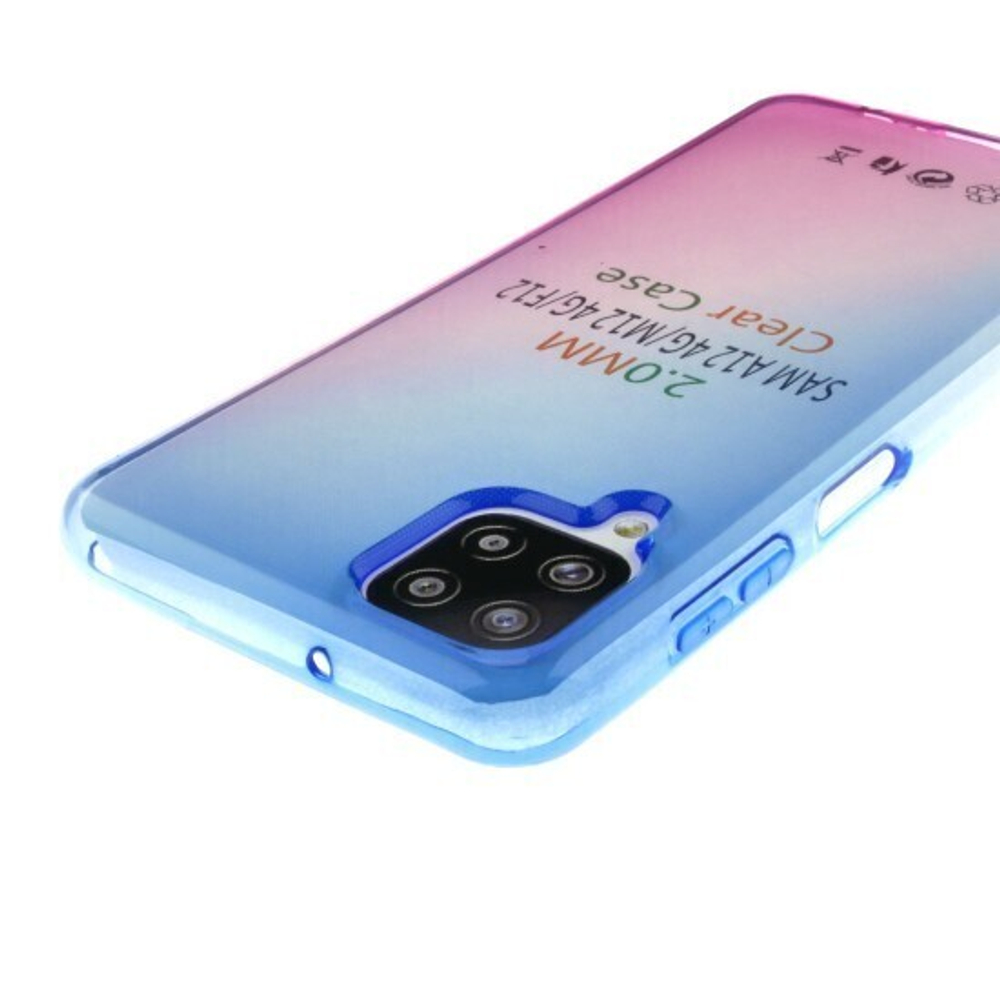 Чехол для Samsung Galaxy A12/M12 Градиент, ТПУ, 012964