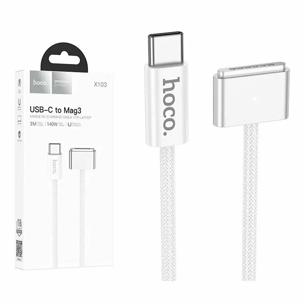 Кабель HOCO X103 magnetic charging cable Type-C to Mag3