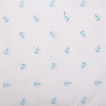 Дождевик-плащ 120 Мкрн 110*62см «Якорь» с капюшоном и завязками, на кнопках, ДоброСад