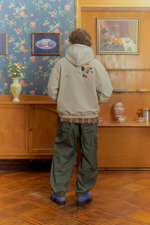 Худи Called a Garment Logo Mess "Beige"