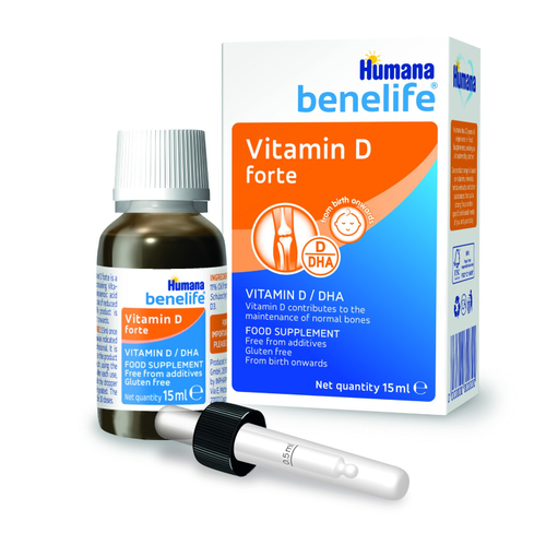 Биологически активная добавка Humana Benelife - Витамин Д форте 15 мл.