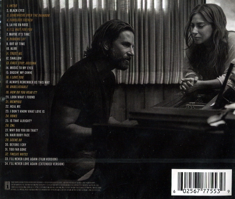 Soundtrack / Lady Gaga & Bradley Cooper: A Star Is Born (CD)