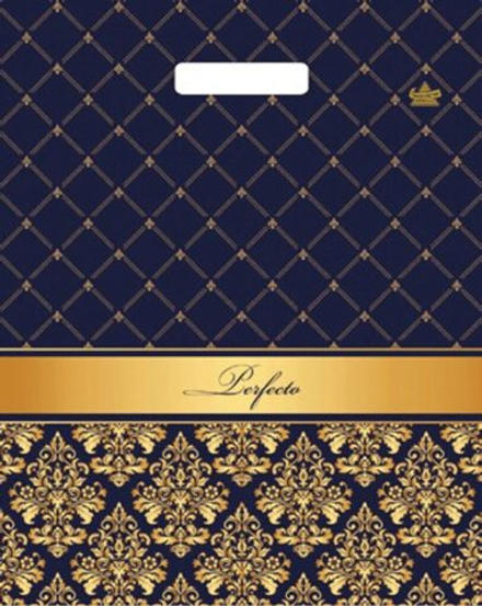 Пакет 37*30см (90мк) с вырубной ручкой "Перфекто Вензель" ПВД