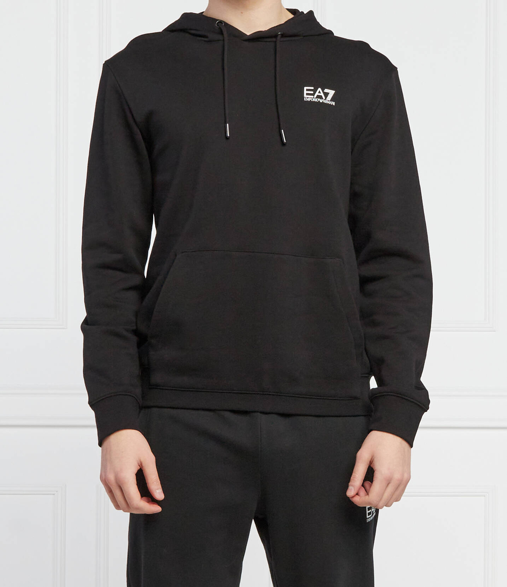 Худи EA7 - черный(3LPM61 PJEQZ)