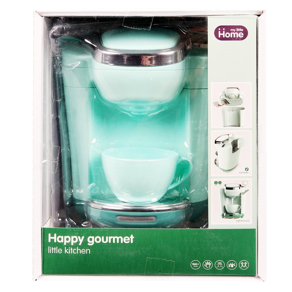 Кофемашина 19*14,2*23,5cм., свет/звук, вода