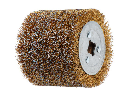 Щетка стальная с латунным покрытием 100х120 мм 0,5 мм WORTEX для WS 1012 S