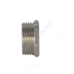 Футорка латунь никель Ду 25х15 (1"х1/2") НР/ВР SantechSystems