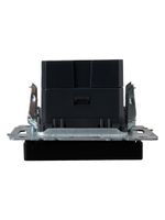 BRITE Розетка USB A+A 5В 3,1А РЮ10-1-БрГ графит IEK