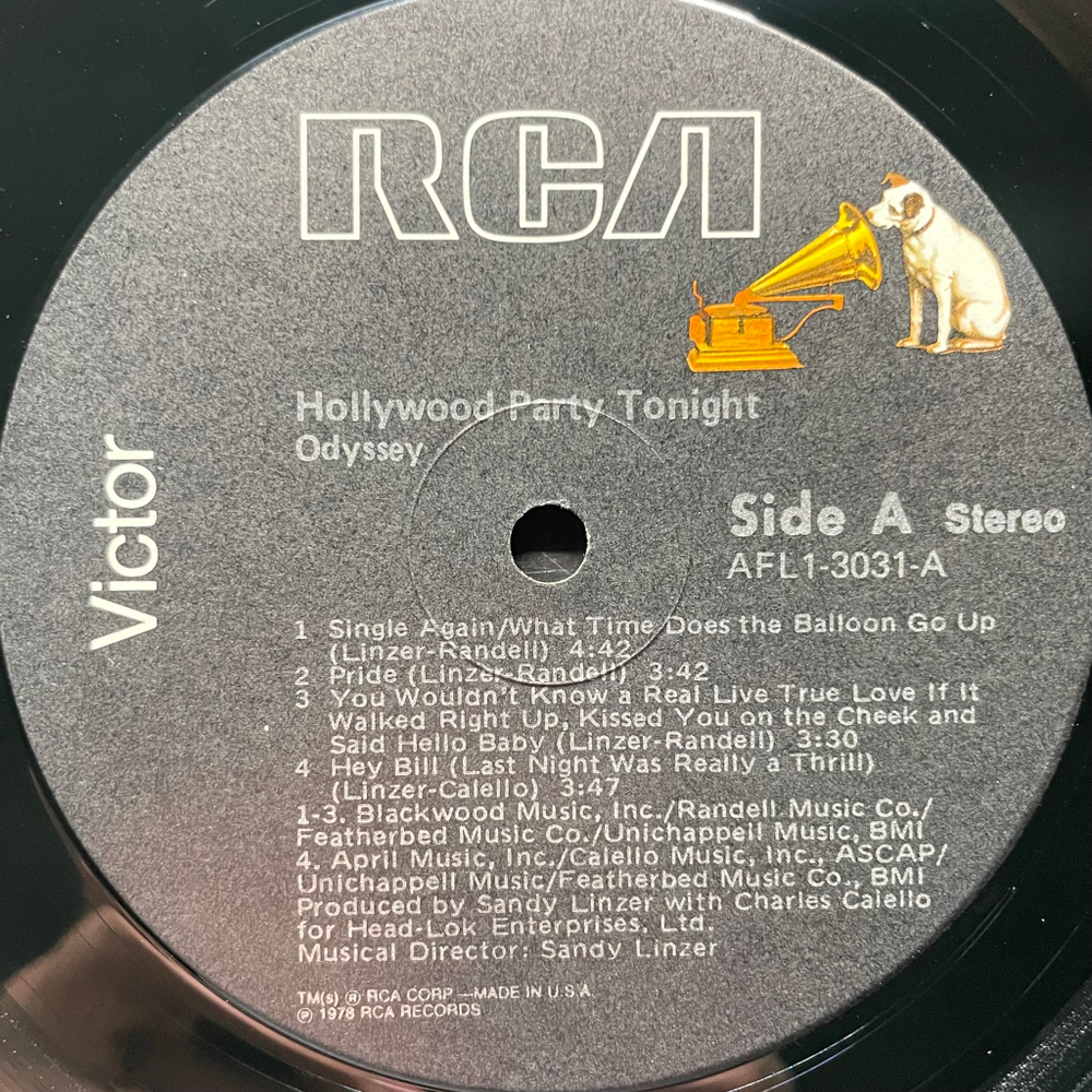 Odyssey - Hollywood Party Tonight (США 1978г.)