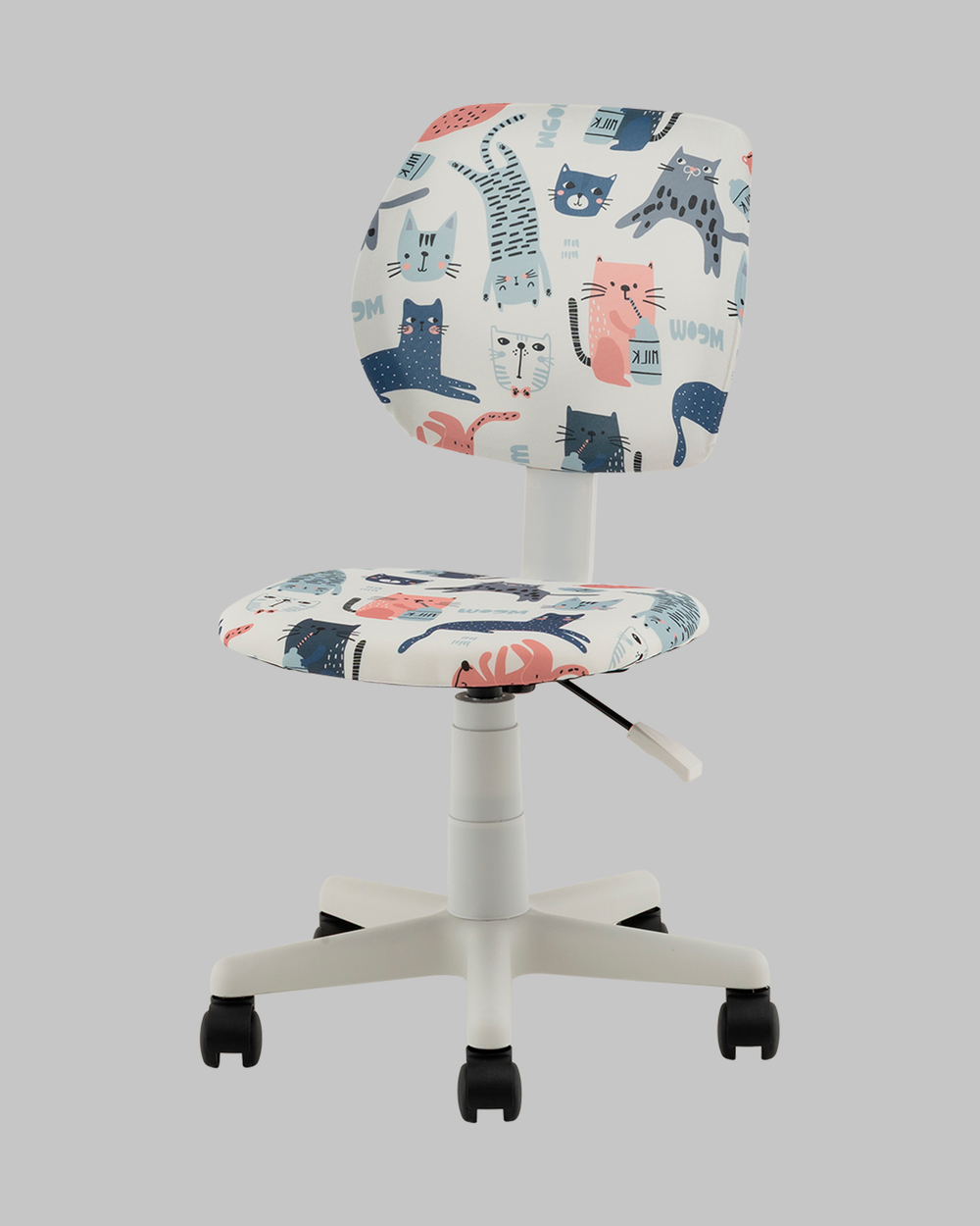 Кресло ЛОЛО Cats пластик белый