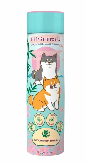 Toshiko Шампунь Гипоаллергенный для собак 300 мл