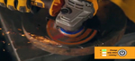 Аккумуляторная угловая шлифовальная машина (УШМ) INGCO CAGLI271532 INDUSTRIAL 20 В 115 мм 2x4 Ач