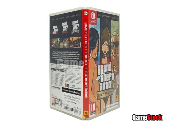 GTA The Trilogy: The Definitive Edition (Nintendo Switch, Русские субтитры, Б/У)