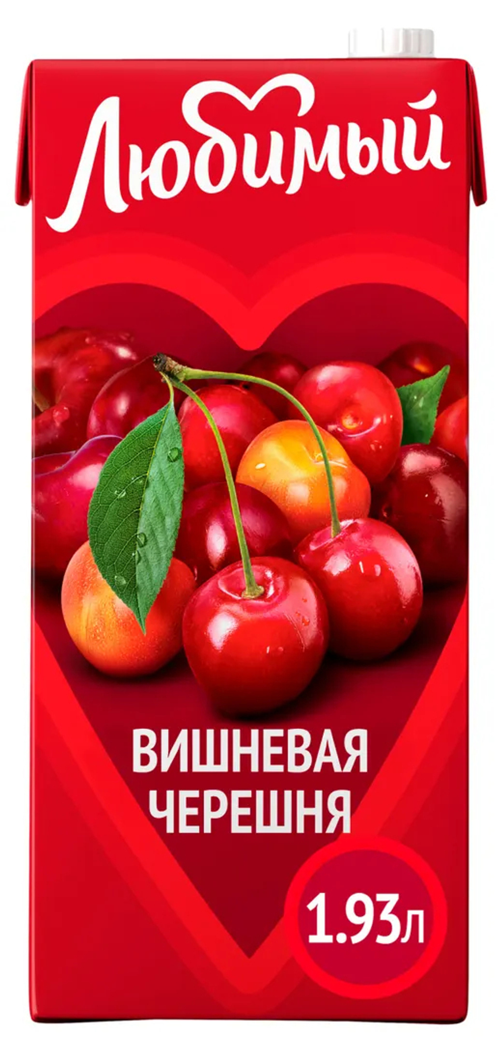 Сок Любимый Яблоко-Вишня-Черешня 1.93л