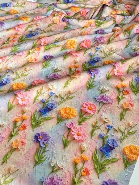 В ПУТИ, ИМПАСТО / РОЗОВЫЙ, ЖЕЛТЫЙ, СИНИЙ, СИРЕНЕВЫЙ - 100% хлопок 3