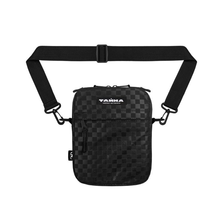 Сумка через плечо ТАЙНА черный/шашка черная