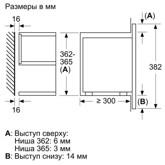Встраиваемая микроволновая печь BOSCH BFL634GB1