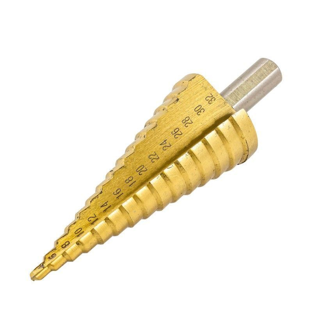 Сверло ступенчатое RockForce HSS 4241(4-32мм) RF-44740