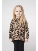 Леопардовый лонгслив детский
