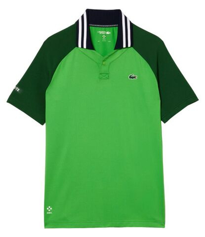 Теннисное поло Lacoste x Daniil Medvedev Ultra-Dry Tennis Polo - Green