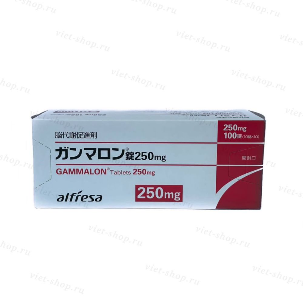 Японский Гаммалон (Gammalon) 250 мг, Alfresa, 100 шт.