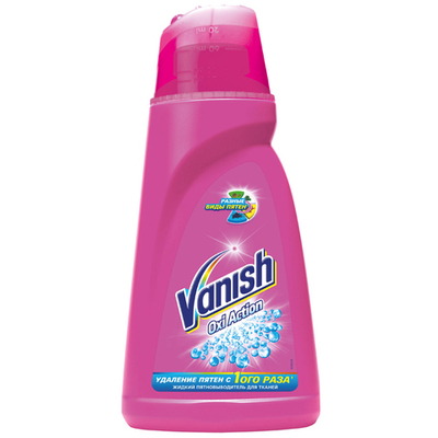 Пятновыводитель Vanish Oxi Action для цветного белья жидкий 1 л