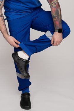 Брюки-джоггеры летние мужские Скорая помощь MedicLine цв. ВАСИЛЕК