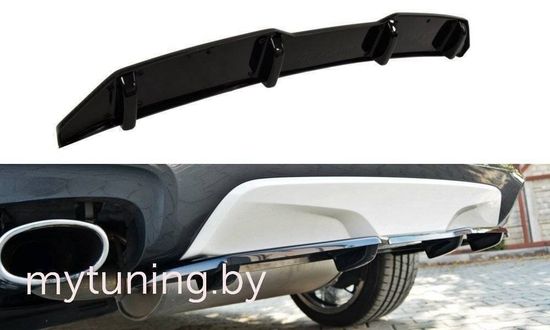 Накладка на бампер задний для BMW X4 F26 M-Pack 14-17 BM-X4-26-MPACK-RD1 -