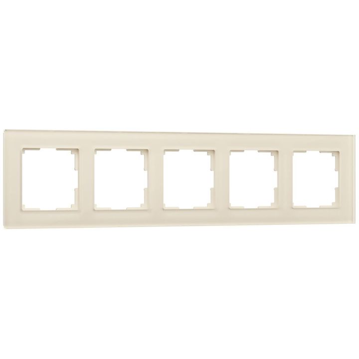 Рамка на 5 постов Werkel Favorit молочный W0051141 4690389183461